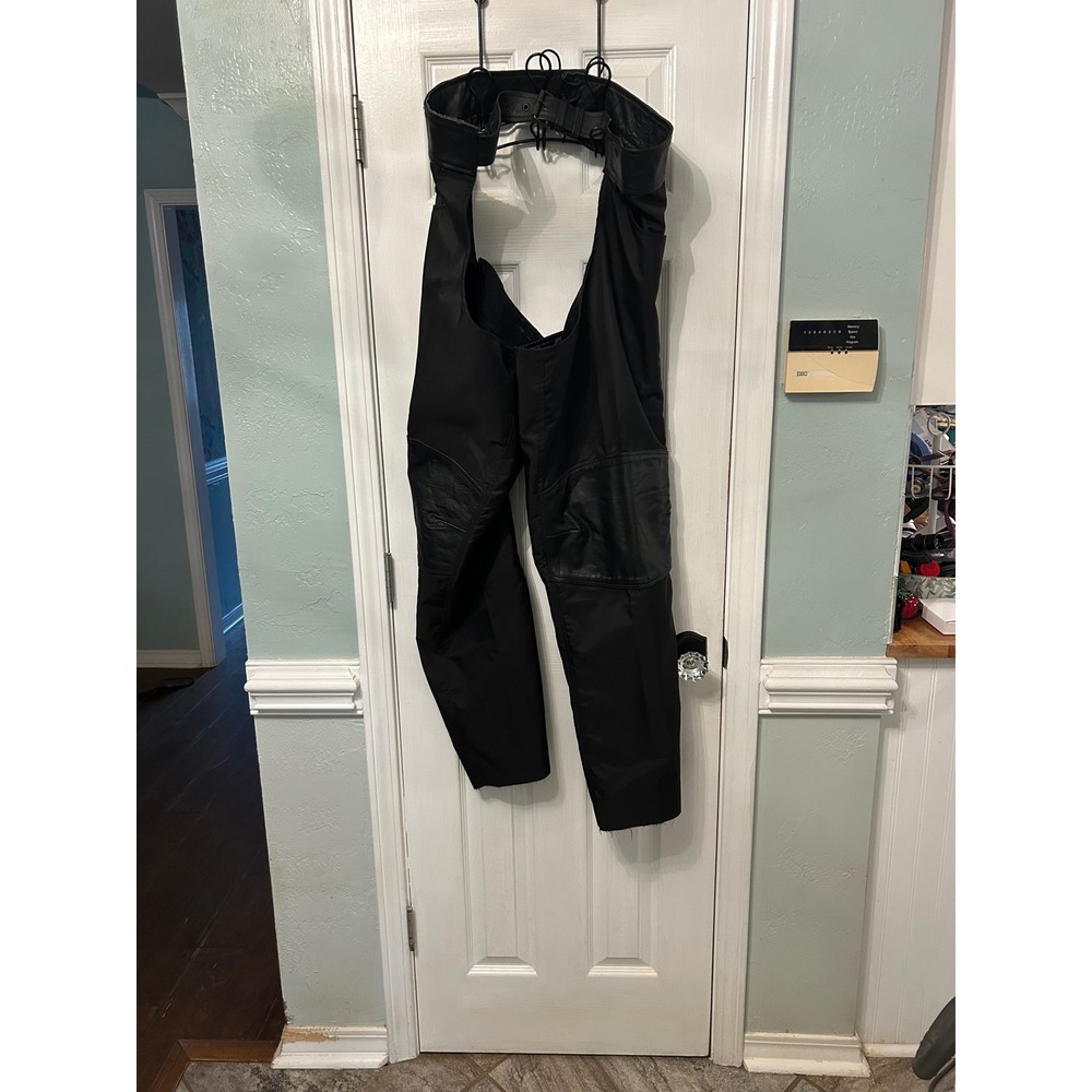 UNIK Premium  Motorcycle Chaps Pants XXXL Black Riding Gear